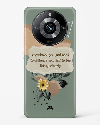 Distance Yourself Hard Case Phone Cover (Realme)