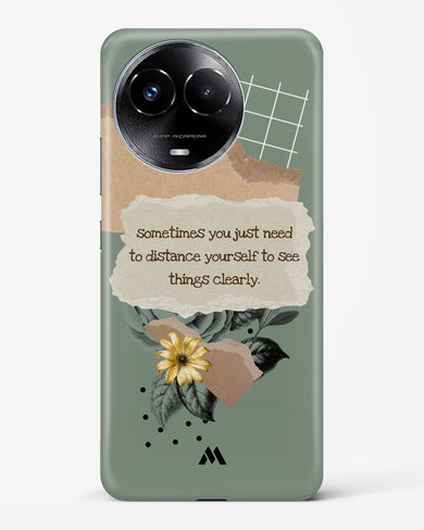Distance Yourself Hard Case Phone Cover (Realme)