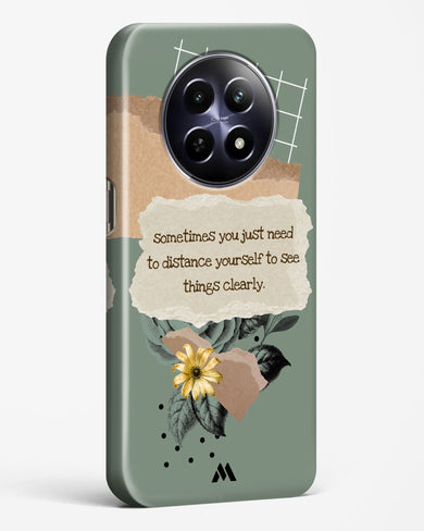 Distance Yourself Hard Case Phone Cover (Realme)