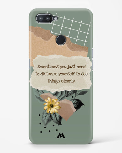 Distance Yourself Hard Case Phone Cover (Realme)