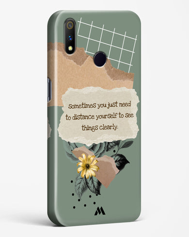 Distance Yourself Hard Case Phone Cover (Realme)