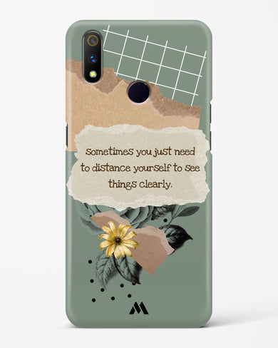 Distance Yourself Hard Case Phone Cover-(Realme)