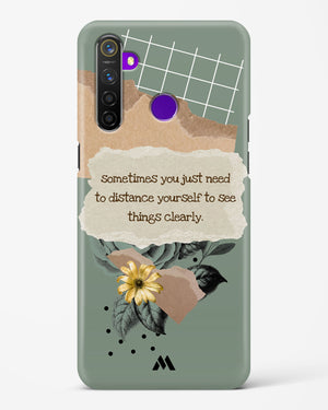 Distance Yourself Hard Case Phone Cover (Realme)