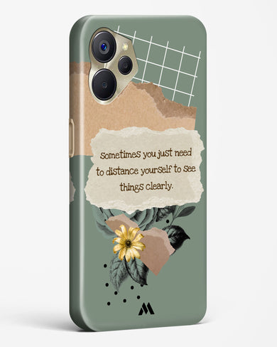 Distance Yourself Hard Case Phone Cover (Realme)