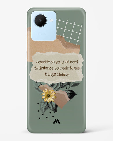 Distance Yourself Hard Case Phone Cover (Realme)