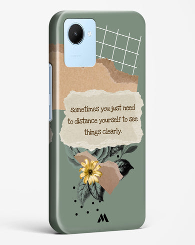 Distance Yourself Hard Case Phone Cover (Realme)