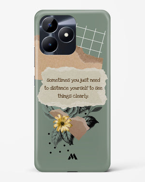 Distance Yourself Hard Case Phone Cover (Realme)
