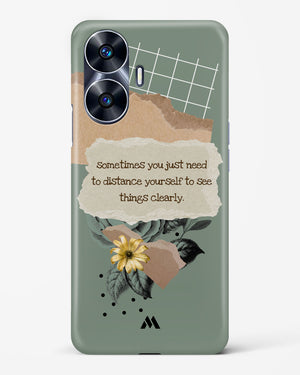 Distance Yourself Hard Case Phone Cover (Realme)