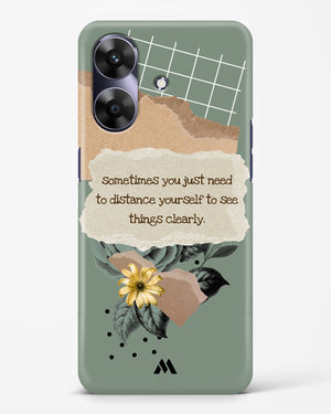 Distance Yourself Hard Case Phone Cover (Realme)