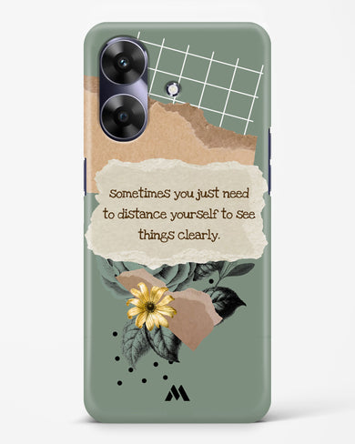 Distance Yourself Hard Case Phone Cover (Realme)