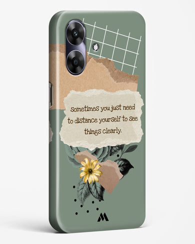 Distance Yourself Hard Case Phone Cover (Realme)