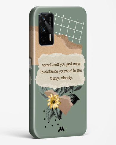 Distance Yourself Hard Case Phone Cover-(Realme)