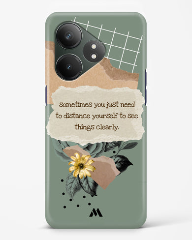 Distance Yourself Hard Case Phone Cover (Realme)