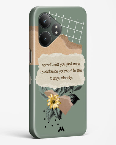 Distance Yourself Hard Case Phone Cover (Realme)