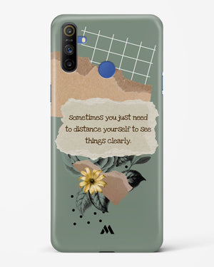 Distance Yourself Hard Case Phone Cover (Realme)