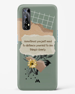 Distance Yourself Hard Case Phone Cover (Realme)