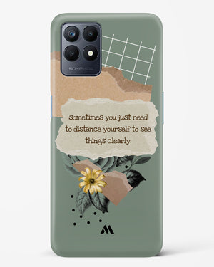 Distance Yourself Hard Case Phone Cover (Realme)