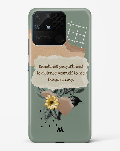 Distance Yourself Hard Case Phone Cover (Realme)