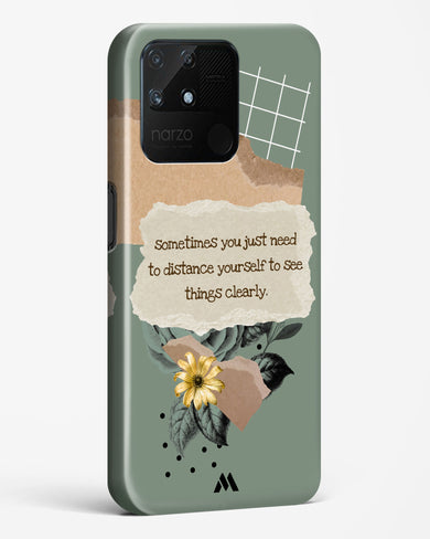Distance Yourself Hard Case Phone Cover (Realme)