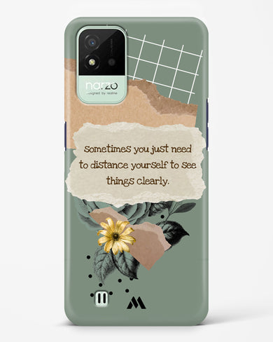 Distance Yourself Hard Case Phone Cover (Realme)