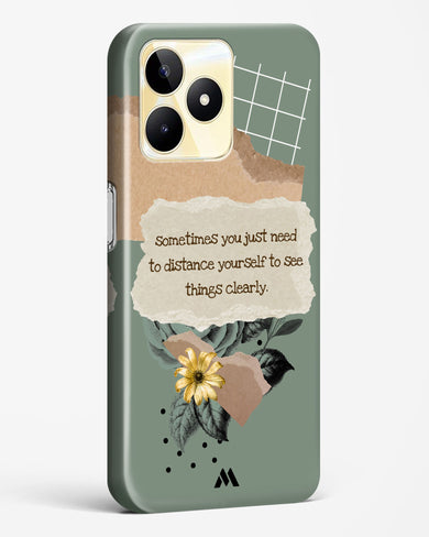 Distance Yourself Hard Case Phone Cover-(Realme)