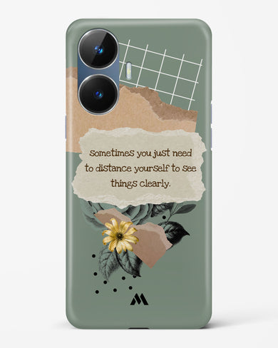 Distance Yourself Hard Case Phone Cover (Realme)
