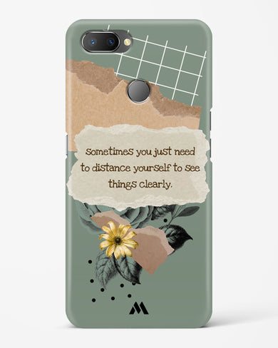 Distance Yourself Hard Case Phone Cover (Realme)