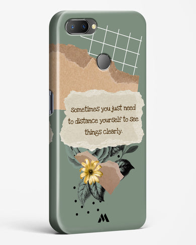 Distance Yourself Hard Case Phone Cover (Realme)