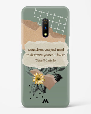 Distance Yourself Hard Case Phone Cover (Realme)