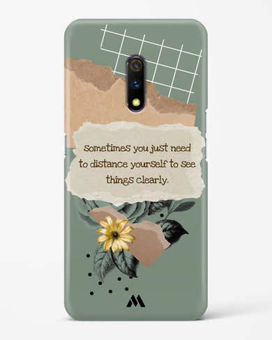 Distance Yourself Hard Case Phone Cover-(Realme)