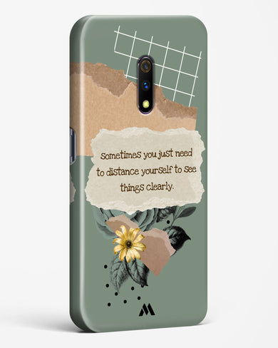 Distance Yourself Hard Case Phone Cover-(Realme)