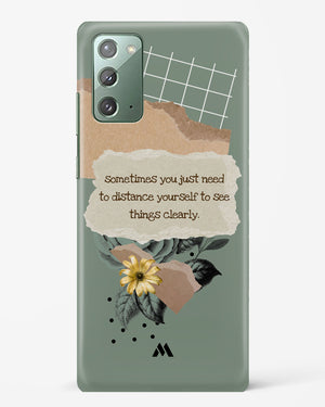 Distance Yourself Hard Case Phone Cover (Samsung)