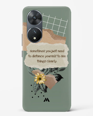 Distance Yourself Hard Case Phone Cover-(Vivo)