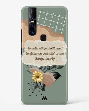 Distance Yourself Hard Case Phone Cover-(Vivo)