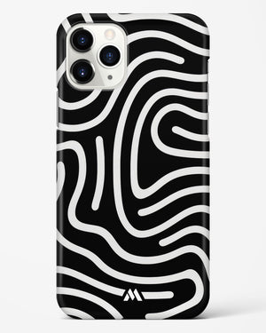 Monochrome Maze Hard Case Phone Cover (Apple)