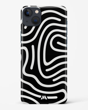 Monochrome Maze Hard Case Phone Cover (Apple)