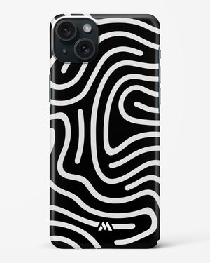 Monochrome Maze Hard Case Phone Cover (Apple)