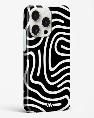 Monochrome Maze Hard Case Phone Cover (Apple)