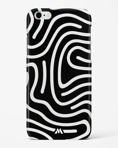 Monochrome Maze Hard Case Phone Cover-(Apple)