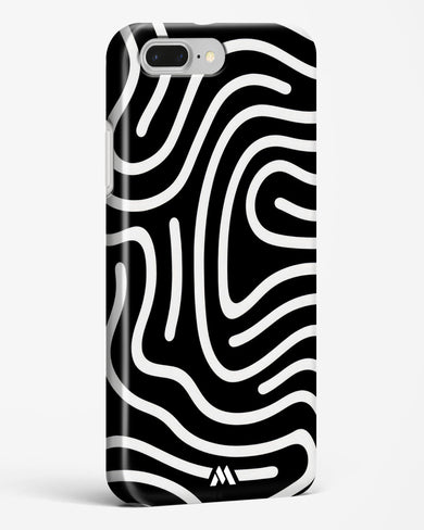 Monochrome Maze Hard Case Phone Cover-(Apple)