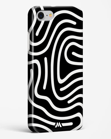 Monochrome Maze Hard Case Phone Cover-(Apple)