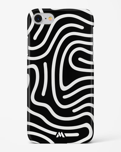 Monochrome Maze Hard Case Phone Cover-(Apple)