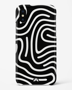 Monochrome Maze Hard Case Phone Cover (Apple)