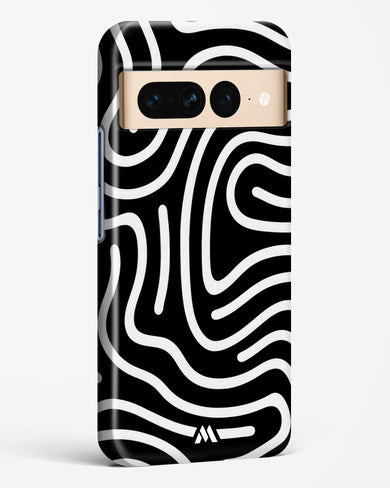 Monochrome Maze Hard Case Phone Cover-(Google)