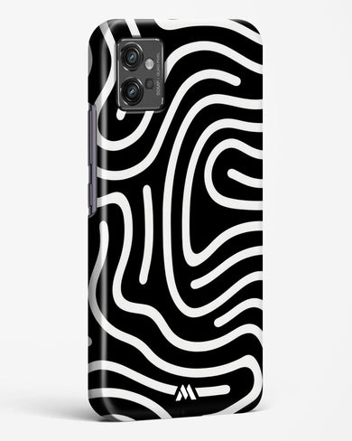 Monochrome Maze Hard Case Phone Cover (Motorola)