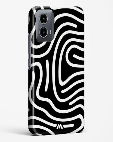 Monochrome Maze Hard Case Phone Cover (Motorola)