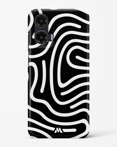 Monochrome Maze Hard Case Phone Cover (Motorola)