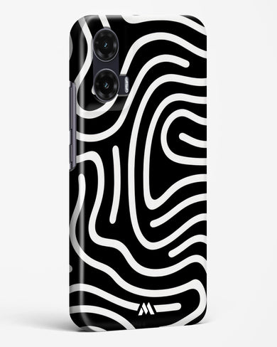 Monochrome Maze Hard Case Phone Cover (Motorola)