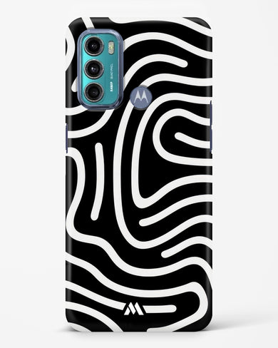 Monochrome Maze Hard Case Phone Cover (Motorola)