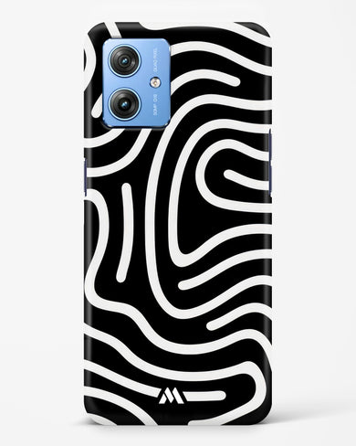 Monochrome Maze Hard Case Phone Cover (Motorola)